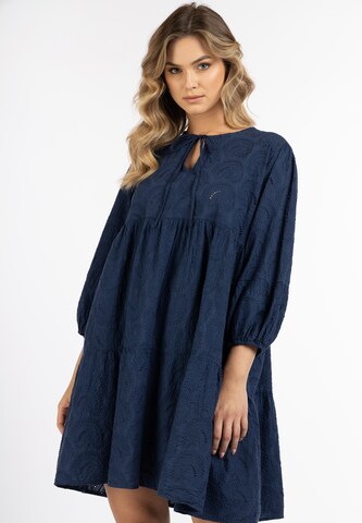 DreiMaster Vintage - Vestido en azul: frente