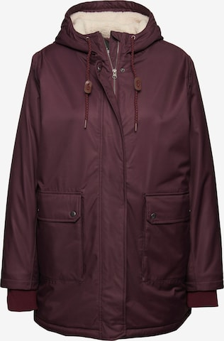 Veste fonctionnelle Ulla Popken en rouge : devant