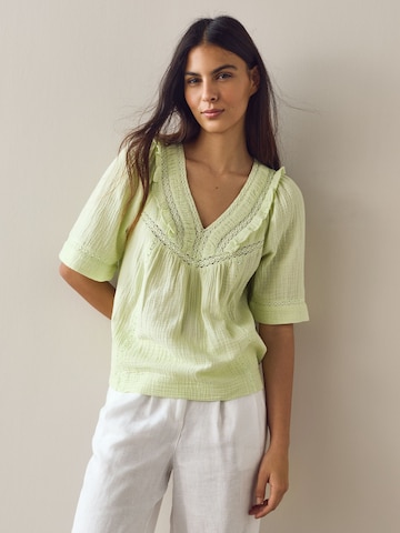 Chemisier Next en vert : devant