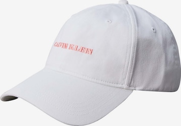Calvin Klein Cap in Weiß: Vorderseite