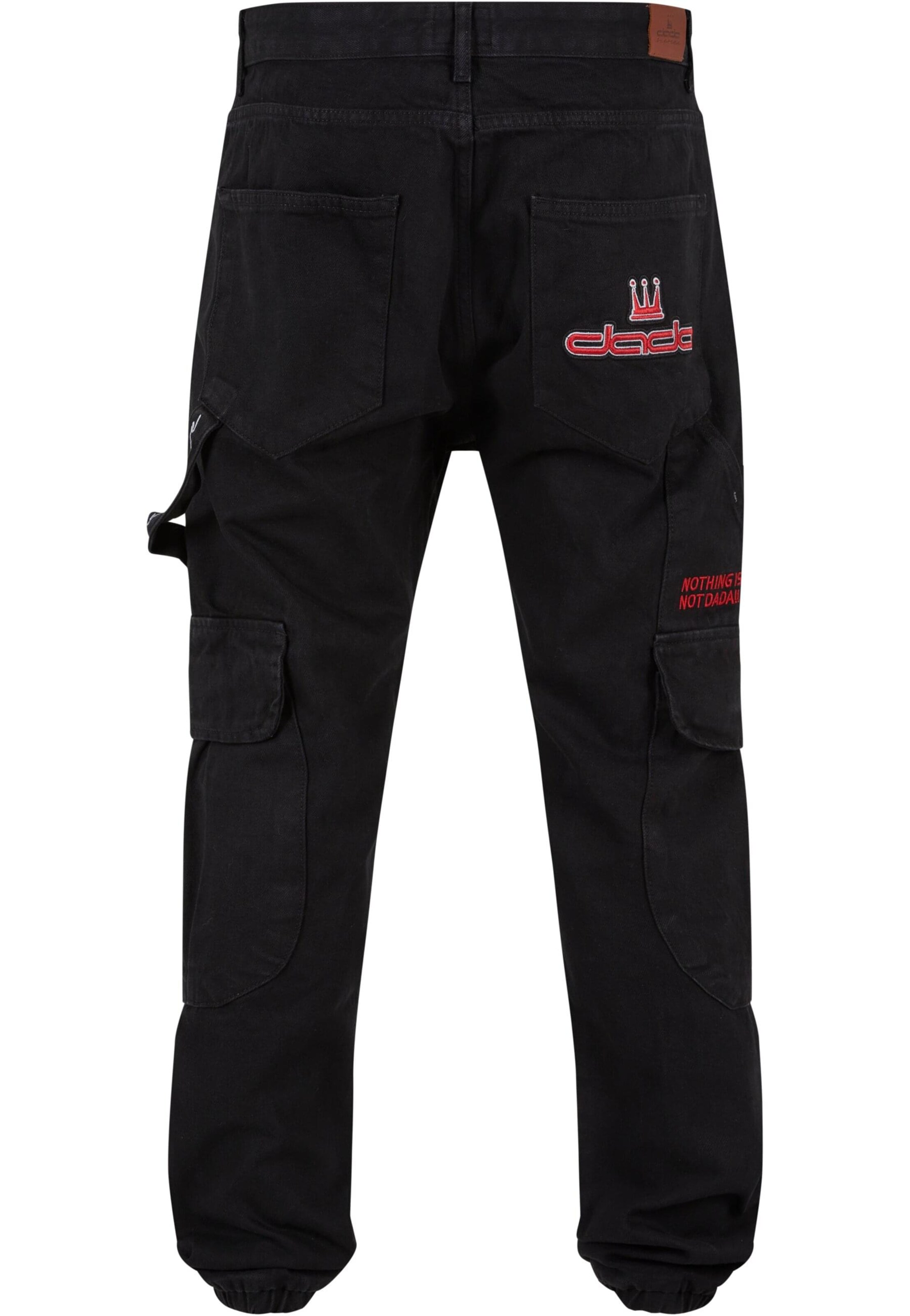 Loosefit Jeans cargo di Dada Supreme in nero