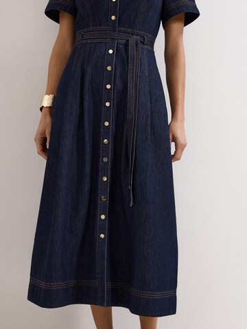 Phase Eight Dress in Blue: front
