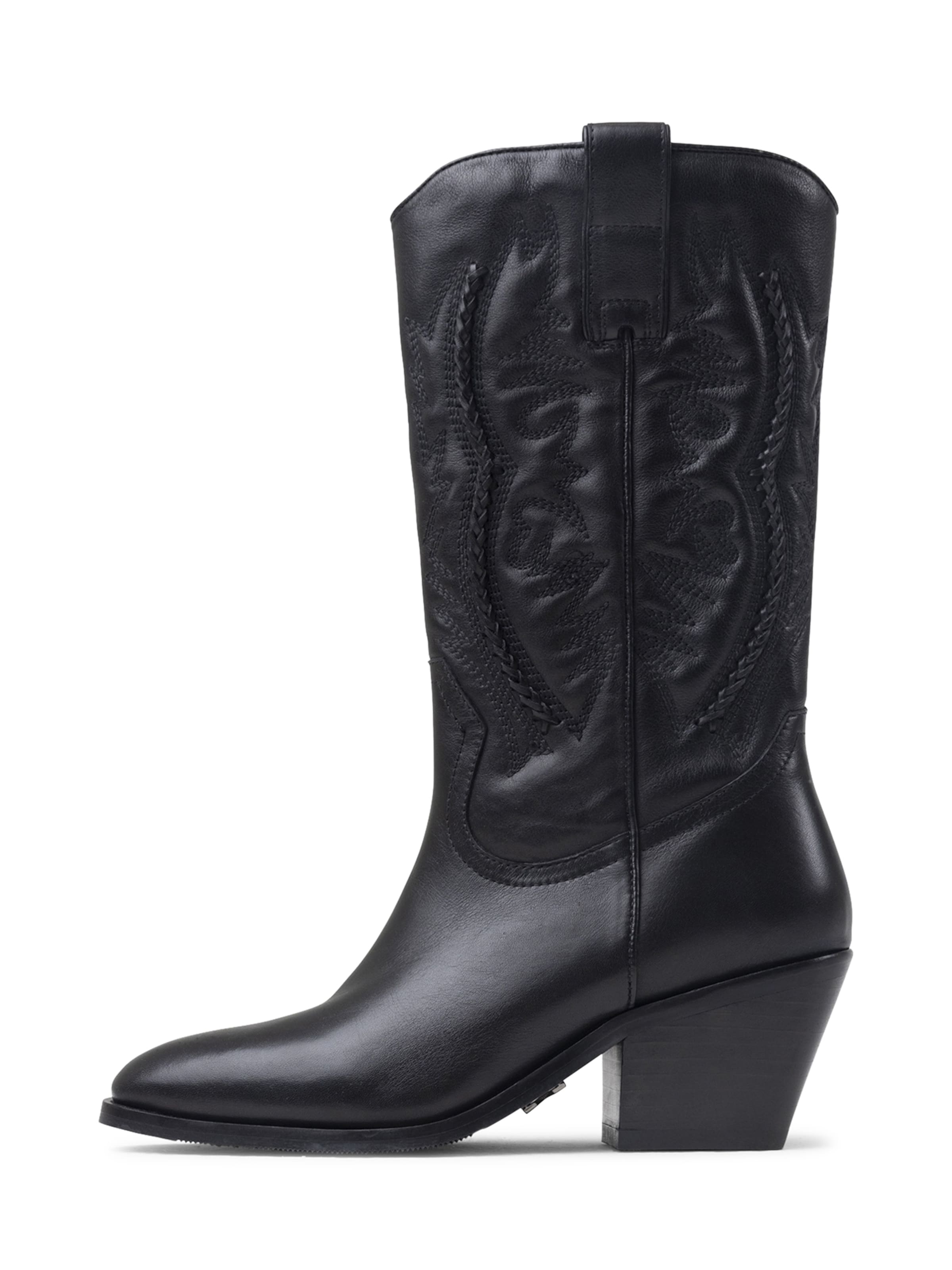 BRONX Cowboy Boots La Titude in Black ABOUT YOU
