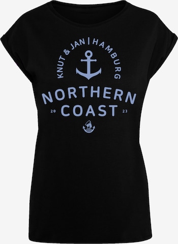 F4NT4STIC Shirt in Black: front