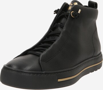 Paul Green High-Top Sneakers in Black: front