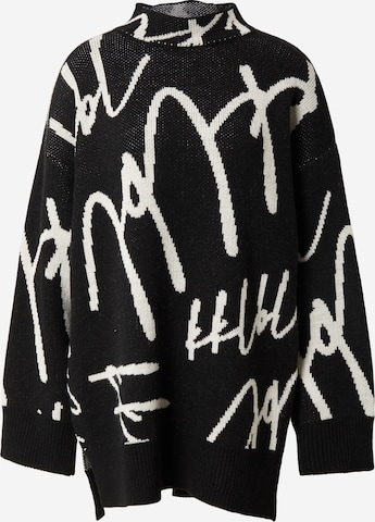 Karo Kauer Sweater 'Letter' in Black: front