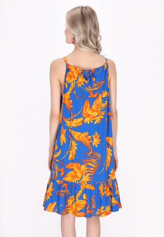 IZIA Zomerjurk 'Spring Summer' in Blauw