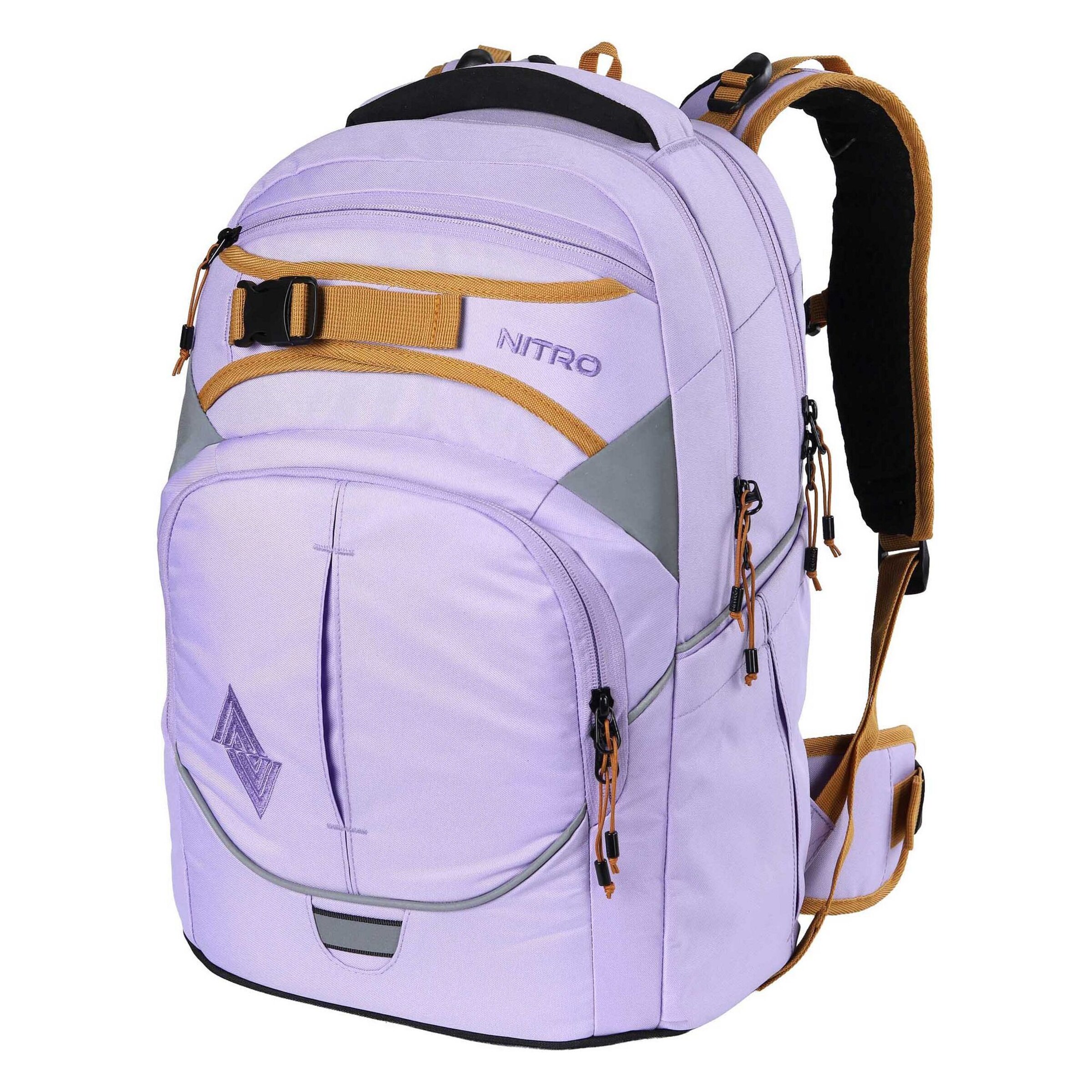 NitroBags Rucksack 'Superhero' in Lila: Vorderseite