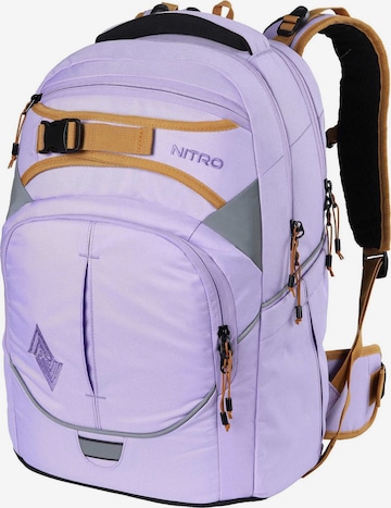 NitroBags Rucksack 'Superhero' in Lila: Vorderseite