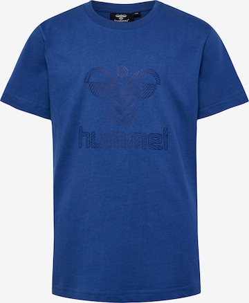 T-Shirt Hummel en bleu : devant