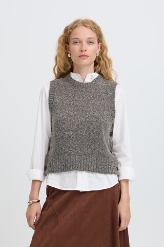 Pull-over 'BYNAIMA' b.young en marron : devant