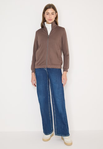 CECIL Zip-Up Hoodie in Beige