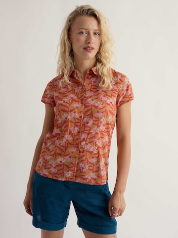 Seasalt Cornwall Blouse 'Rushmaker' in Geel: voorkant