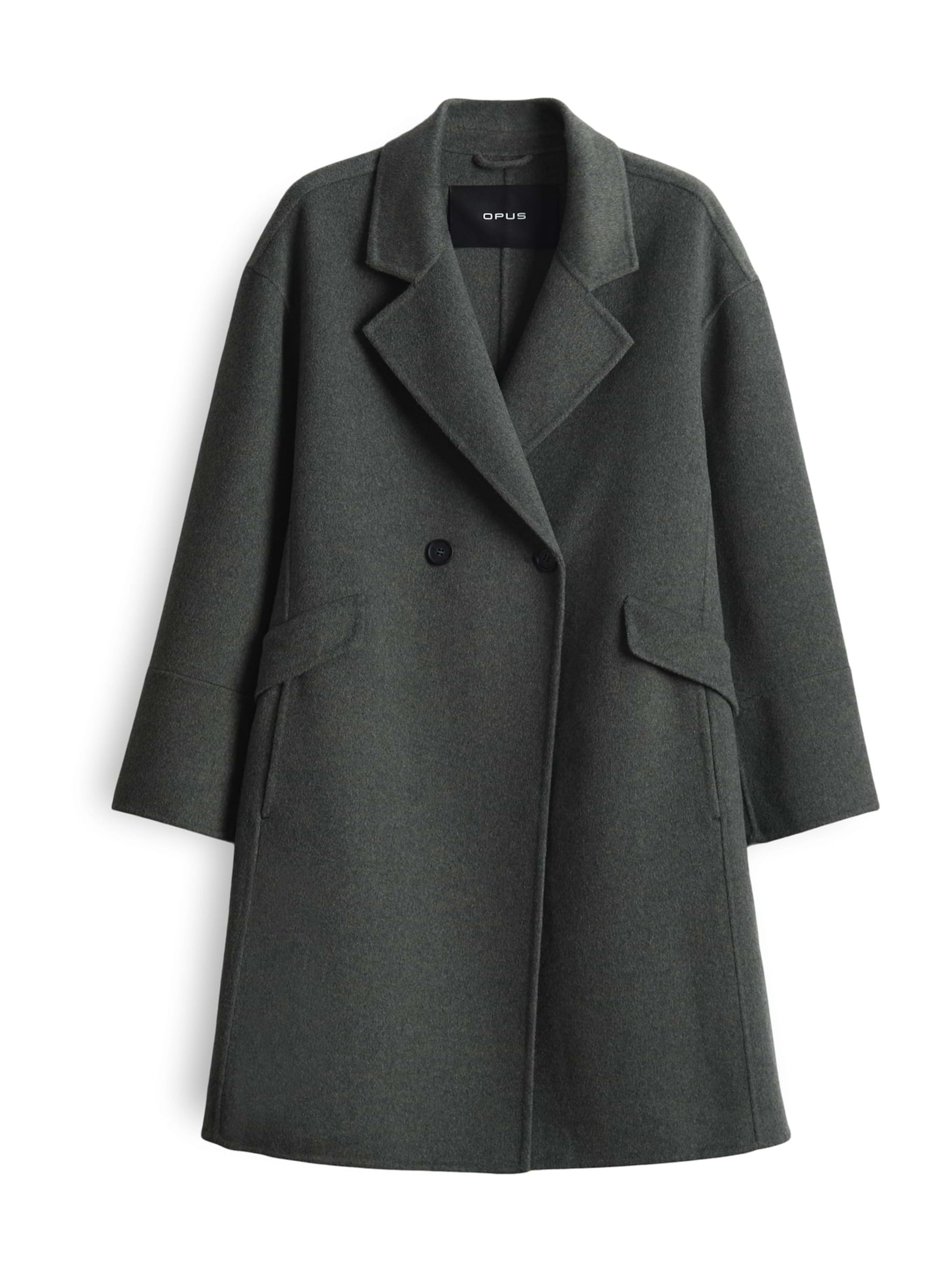 OPUS Overgangsfrakke 'Havilda' i grøn: forside