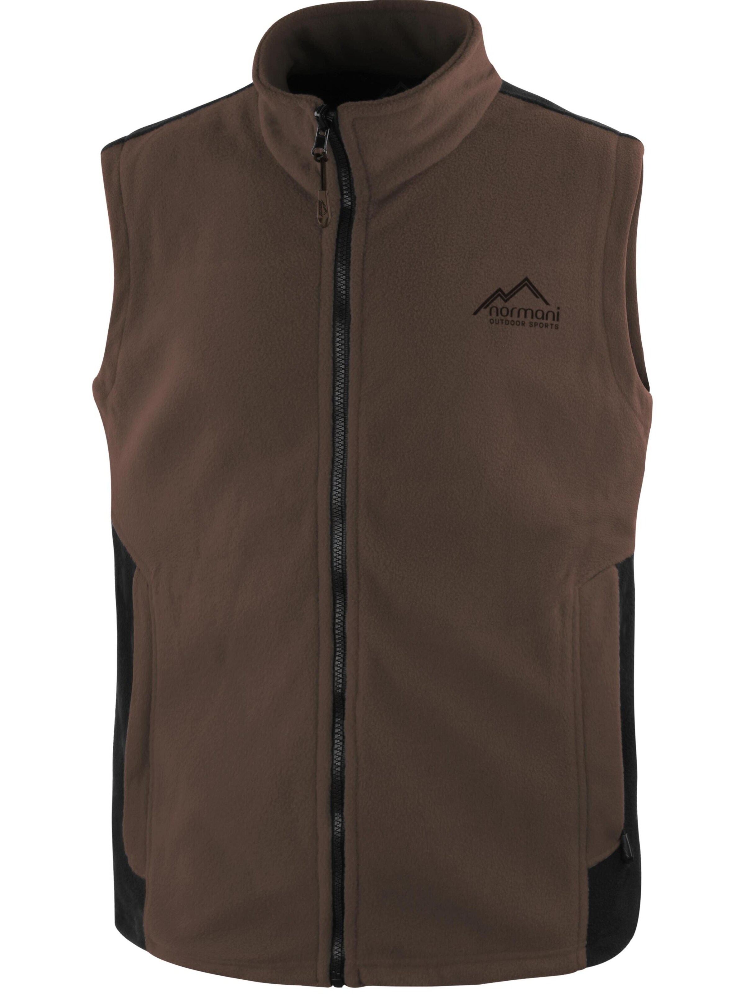 normani Bodywarmer 'Barrie' in Bruin: voorkant