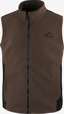 normani Bodywarmer 'Barrie' in Bruin: voorkant
