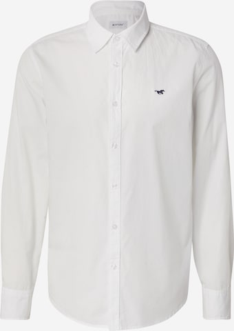 MUSTANG - Ajuste confortable Camisa 'Canton' en blanco: frente