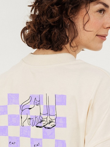 Kultgut Shirt 'Snooze' in White