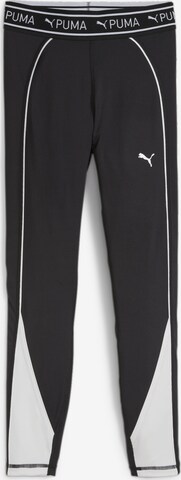 Skinny Pantalon de sport PUMA en noir : devant