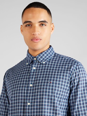 TOMMY HILFIGER Regular Fit Hemd in Blau