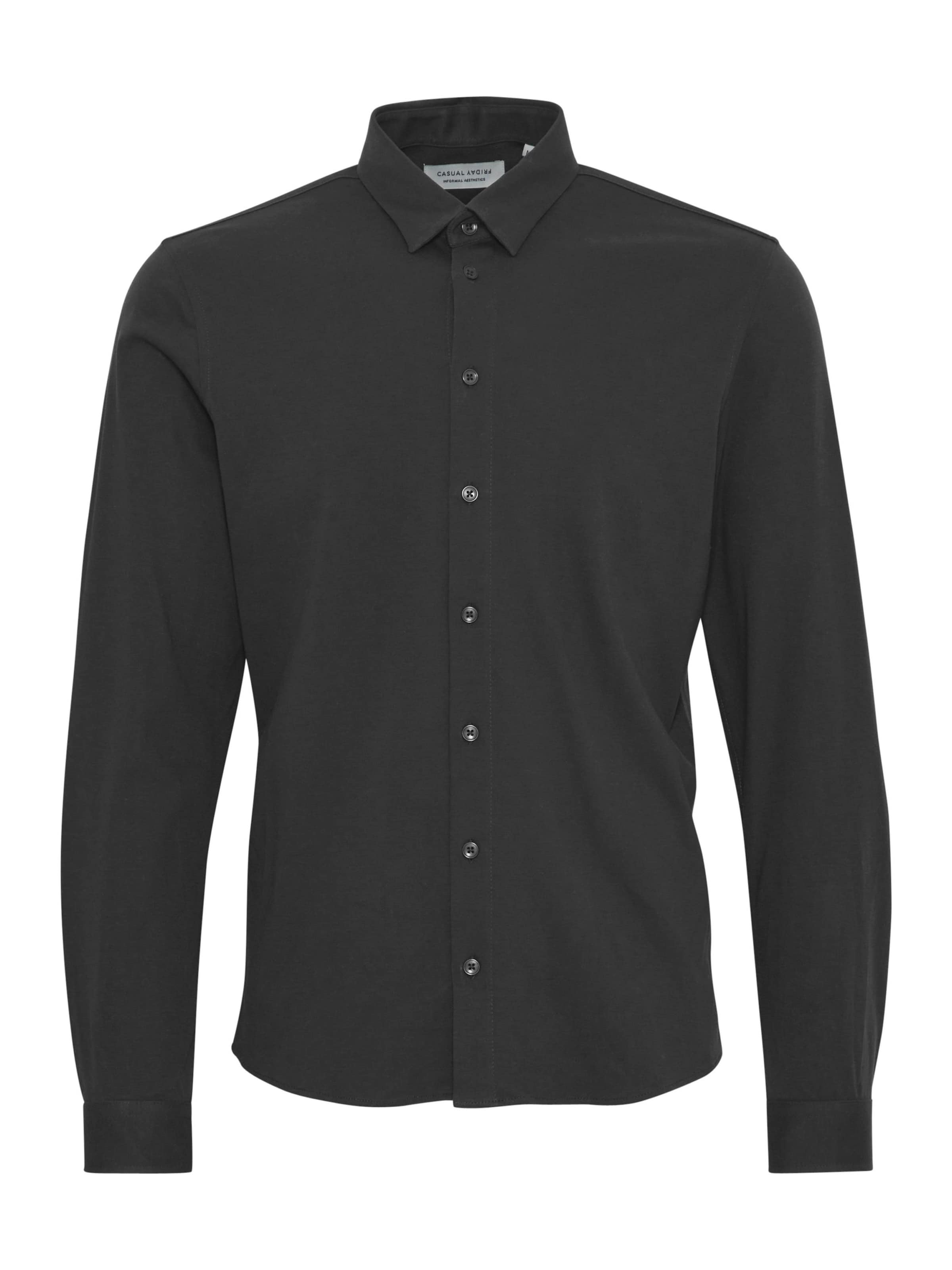 Casual Friday Regular fit Overhemd 'Arthur' in Grijs: voorkant