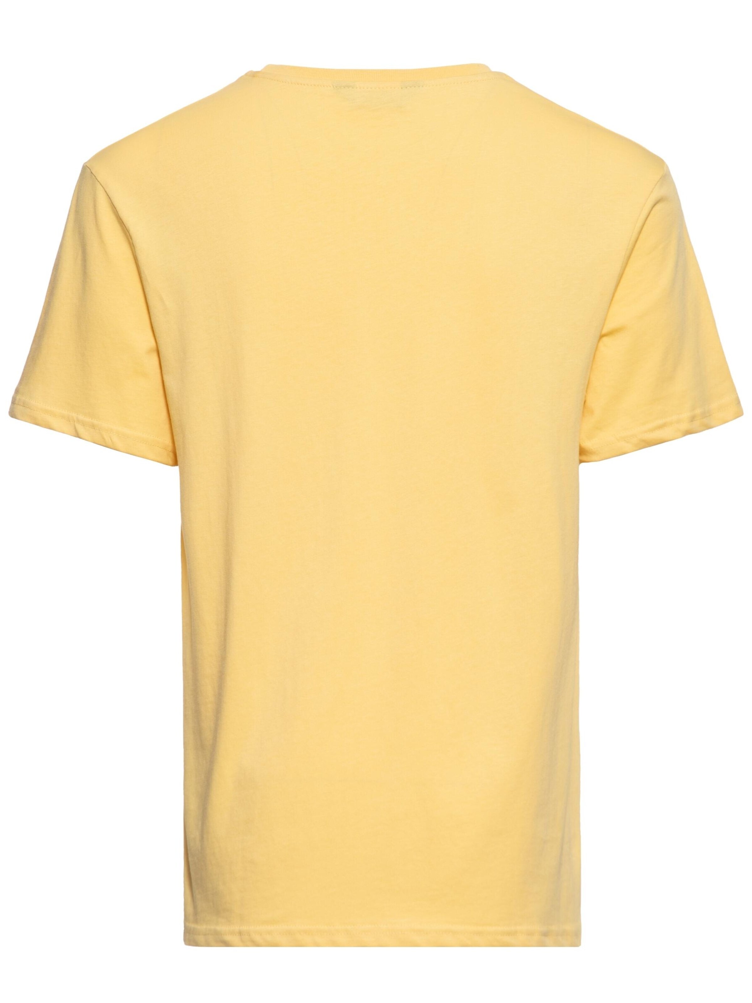King Kerosin Shirt 'Lava' in Yellow