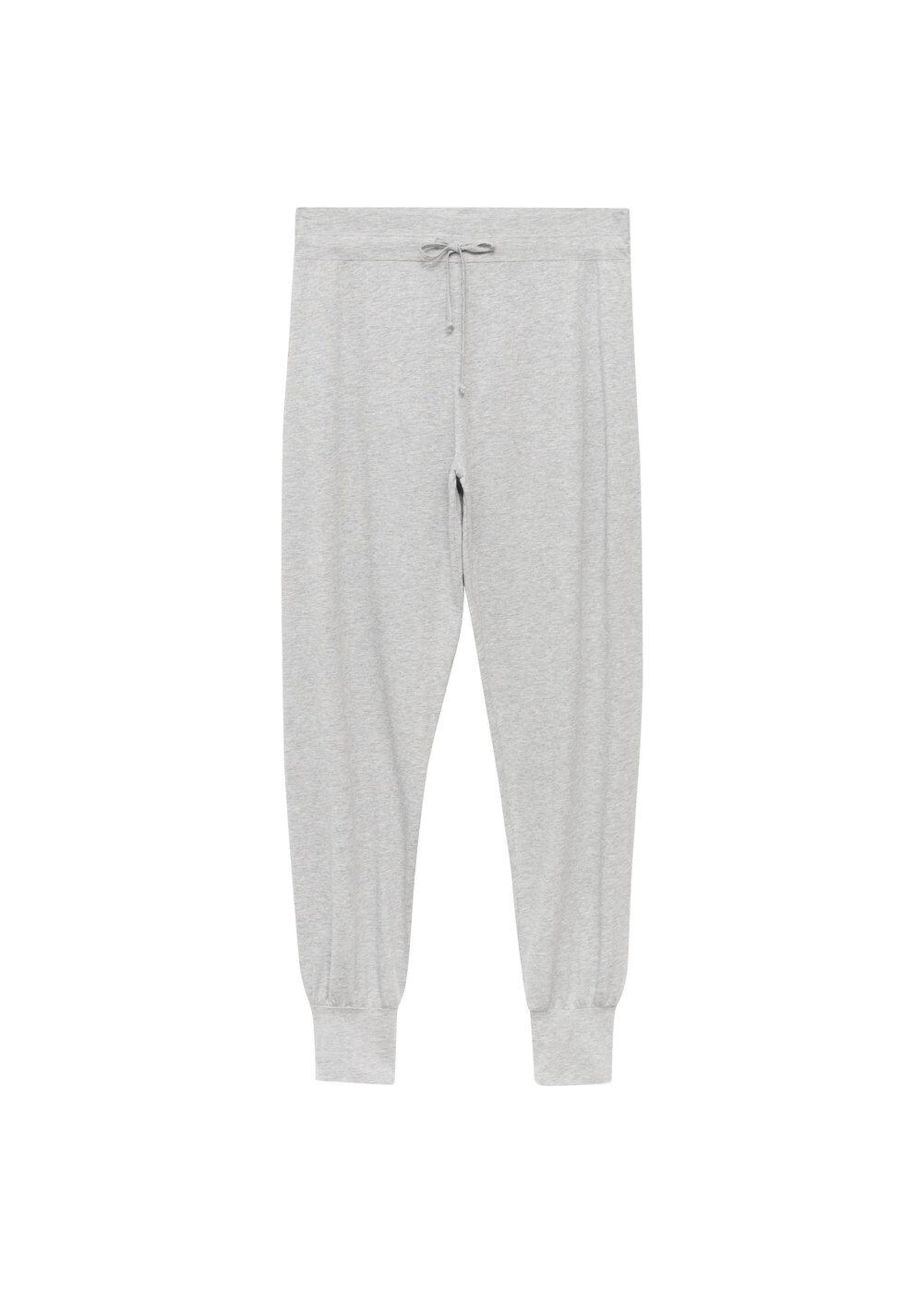 MANGO Pyjamahose 'Ramram' in Grau: Vorderseite