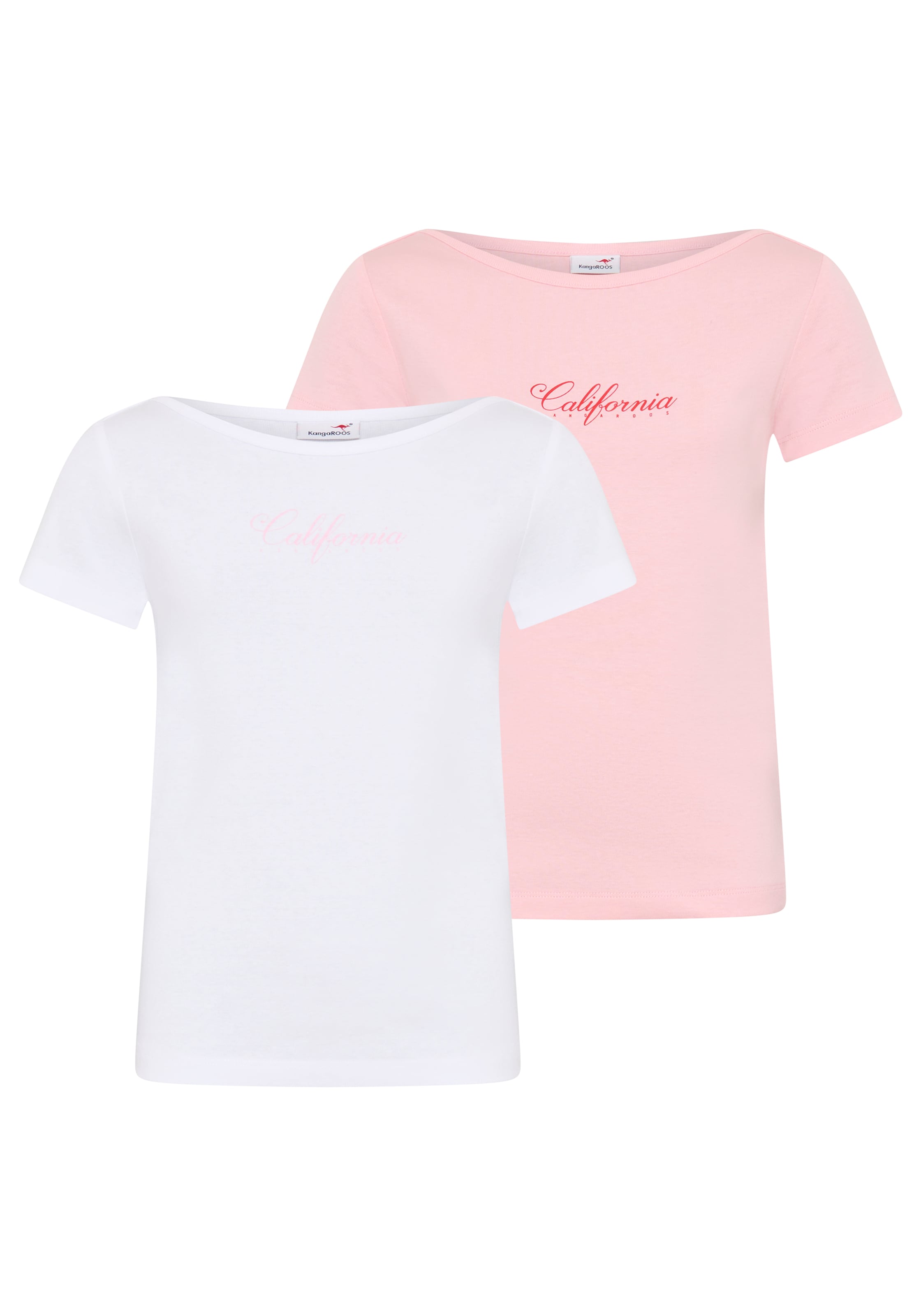 KangaROOS Shirt in Pink: front