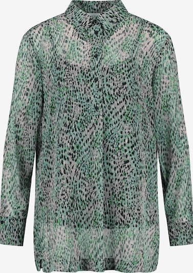 GERRY WEBER Bluse i grå / grønn / svart, Produktvisning