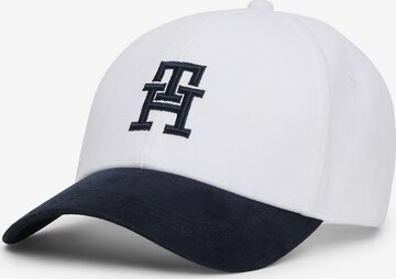 TOMMY HILFIGER Cap 'Monogram' in White: front