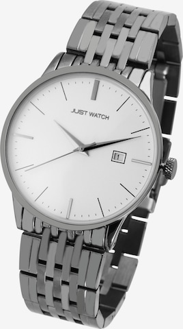 Just Watch Analog Watch 'Elia, Datumsanzeige' in Grey: front