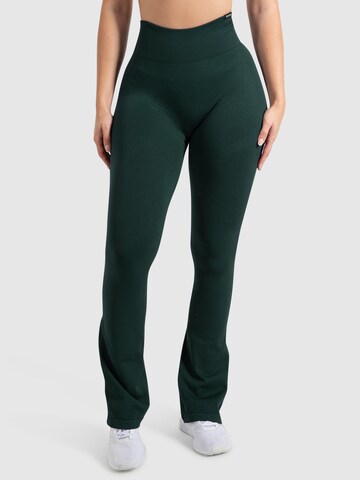 Smilodox Flared Leggings in Blue: front