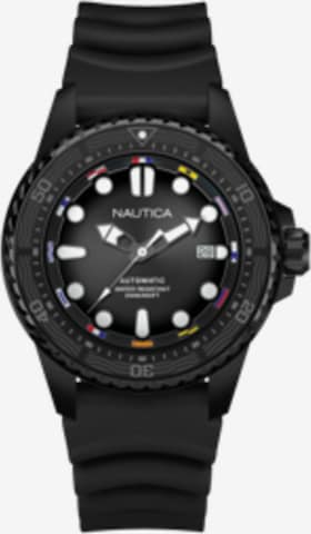 NAUTICA Analoguhr 'NCT SEA DIVE' in Schwarz: Vorderseite