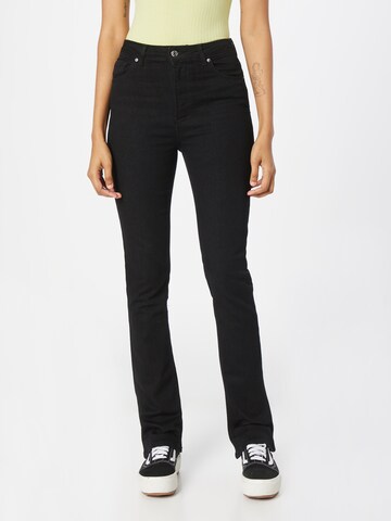 Gina Tricot Boot cut Jeans in Black: front