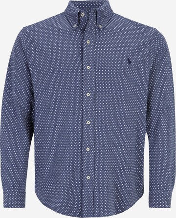 Polo Ralph Lauren Big & Tall Regular fit Button Up Shirt in Blue: front