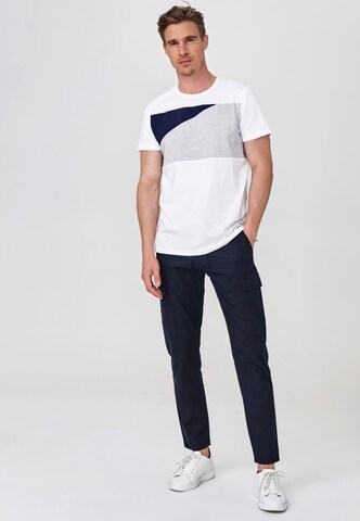 INDICODE JEANS Regular Cargobroek 'Cagle' in Blauw