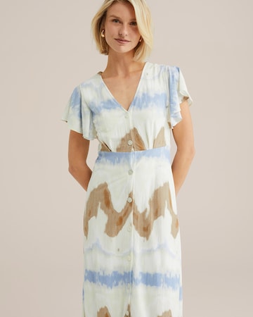 Robe-chemise WE Fashion en bleu