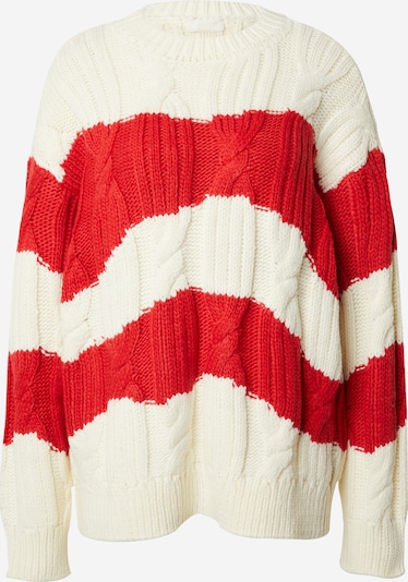 LeGer by Lena Gercke Sweater 'Kasha' in Fire red / natural white, Item view