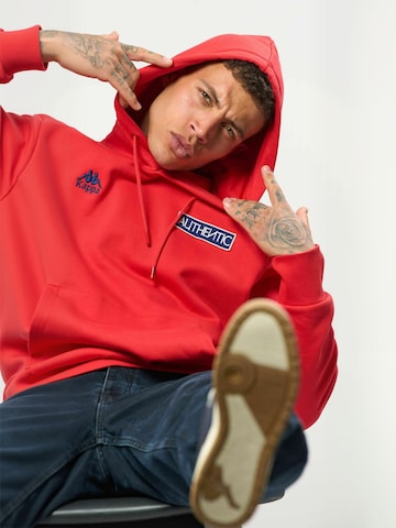 KAPPA Sweatshirt 'KUAuthentic Origin' i rød