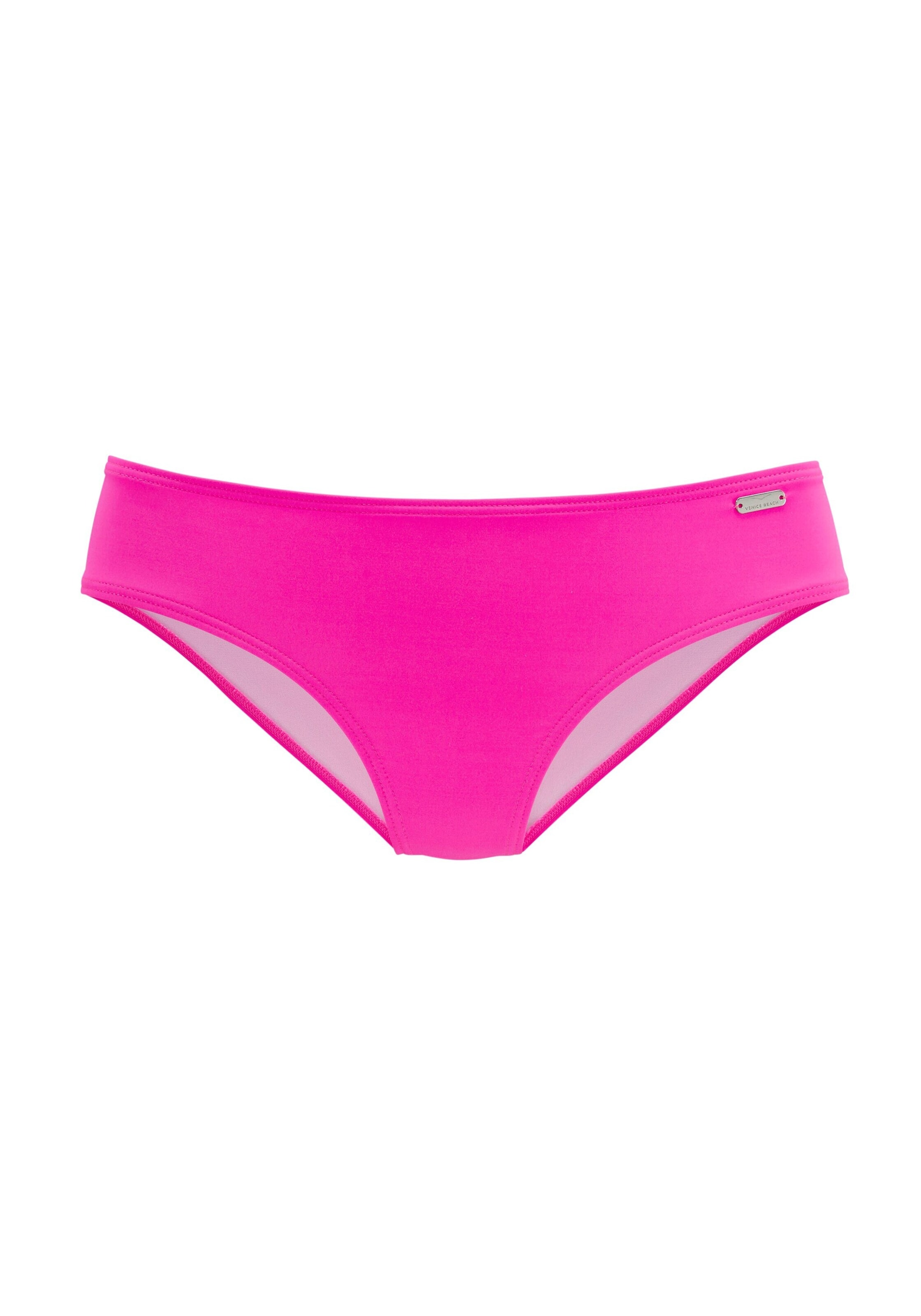 VENICE BEACH Bikini Bottoms in Pink: front