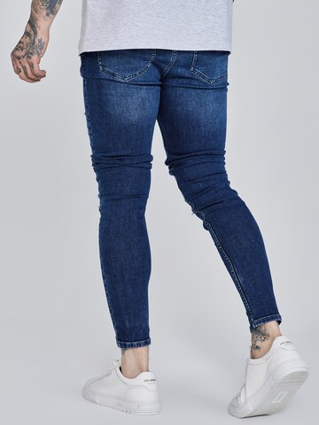 Coupe slim Jean SikSilk en bleu