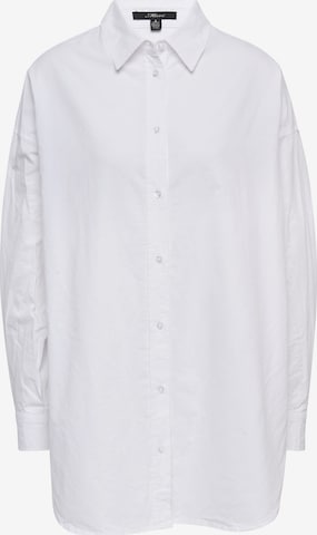 Mavi Blouse in White: front