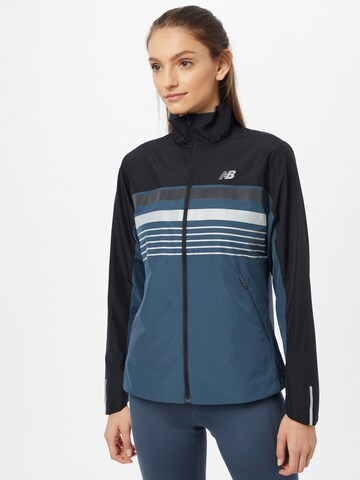 new balance Athletic Jacket 'Accelerate Protect' in Blue: front