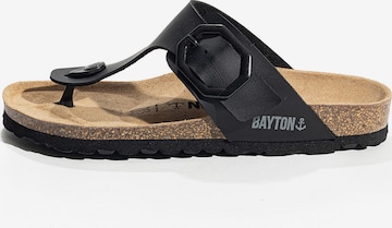 juoda Bayton Šlepetės per pirštą 'MERCURE': priekis