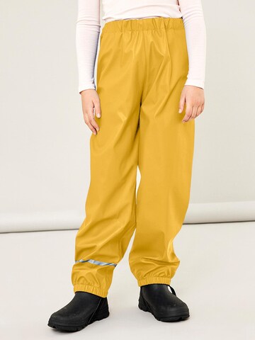 NAME IT Loose fit Athletic Pants in Yellow