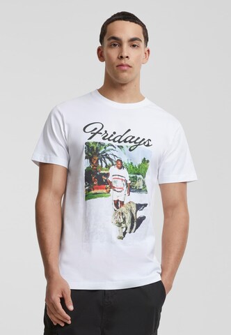 Mister Tee Shirt in Weiß: Vorderseite