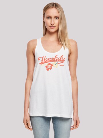 F4NT4STIC Top 'Honolulu' in Wit: voorkant