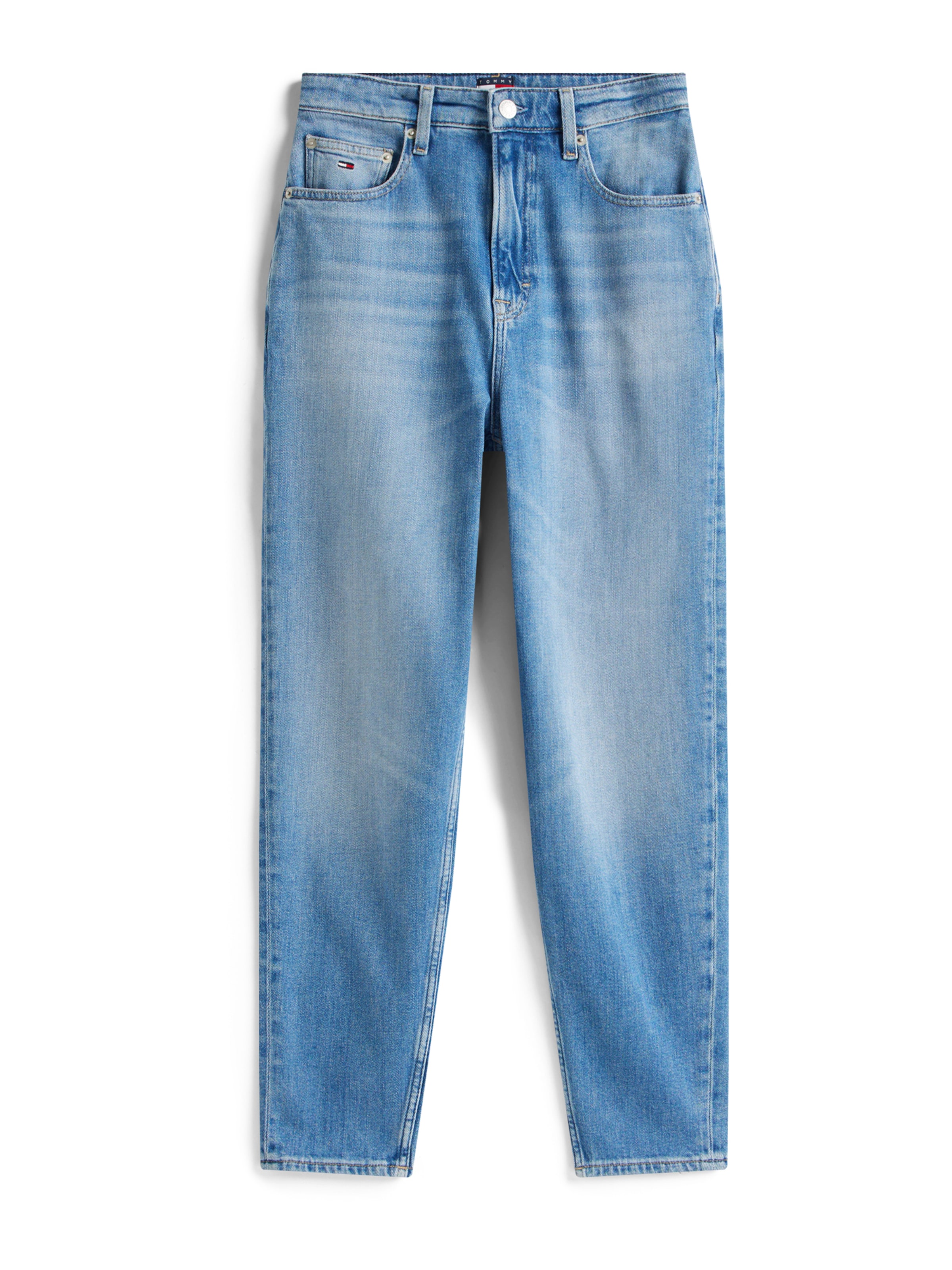 Tapered Jeans de la Tommy Jeans pe albastru: față