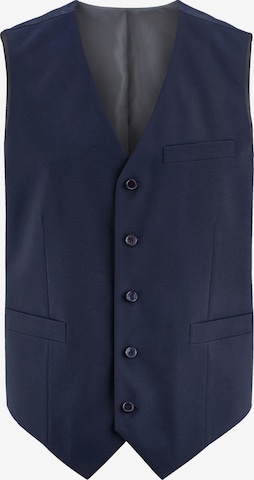 Men Plus Gilet in Blauw: voorkant