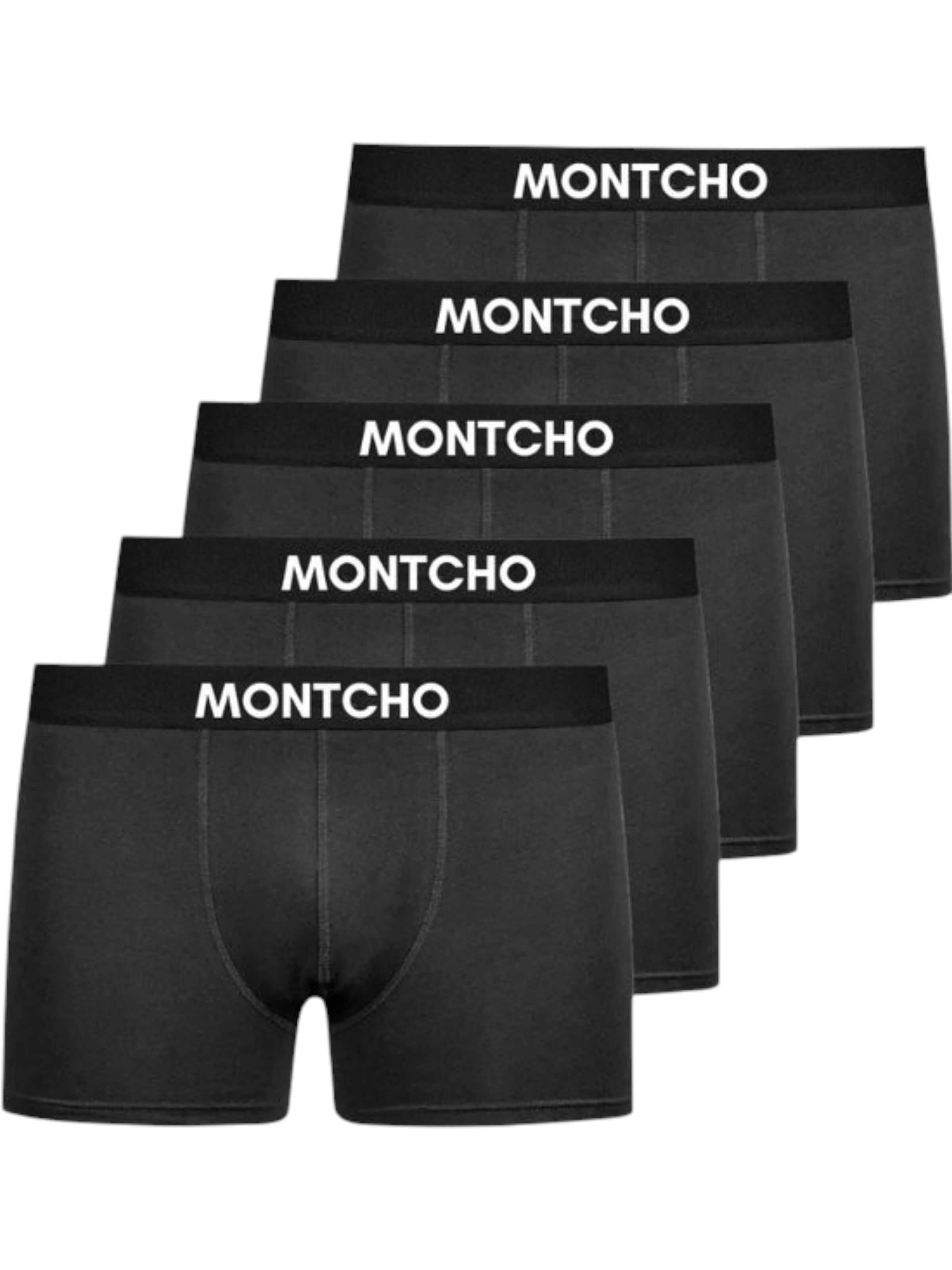 Montcho Boxershorts 'Essence'‌‌‌‌‌‌‌ in Grau: Vorderseite